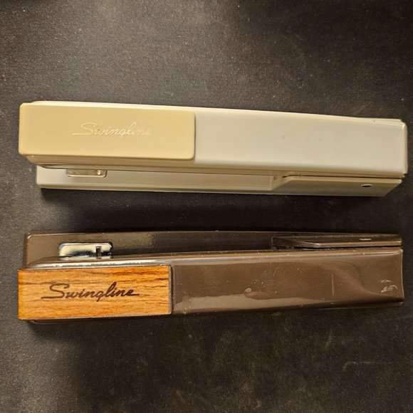 *SALE $45!* TWO (2) Vintage Swingline heavy steel office staplers (collectible?) - Picture 7 of 15